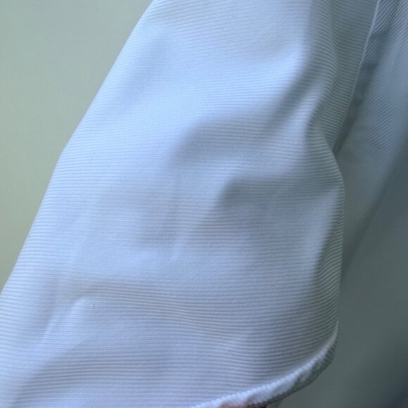 Eton Custom Made White Textured Twill Dress Shirt – Size 42 / 16–16.5 (Estimated - Picture 10 of 10